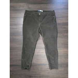 Old‎ Navy Corduroy Pants Plus Size 24 Brown Rockstar Super Skinny High Rise